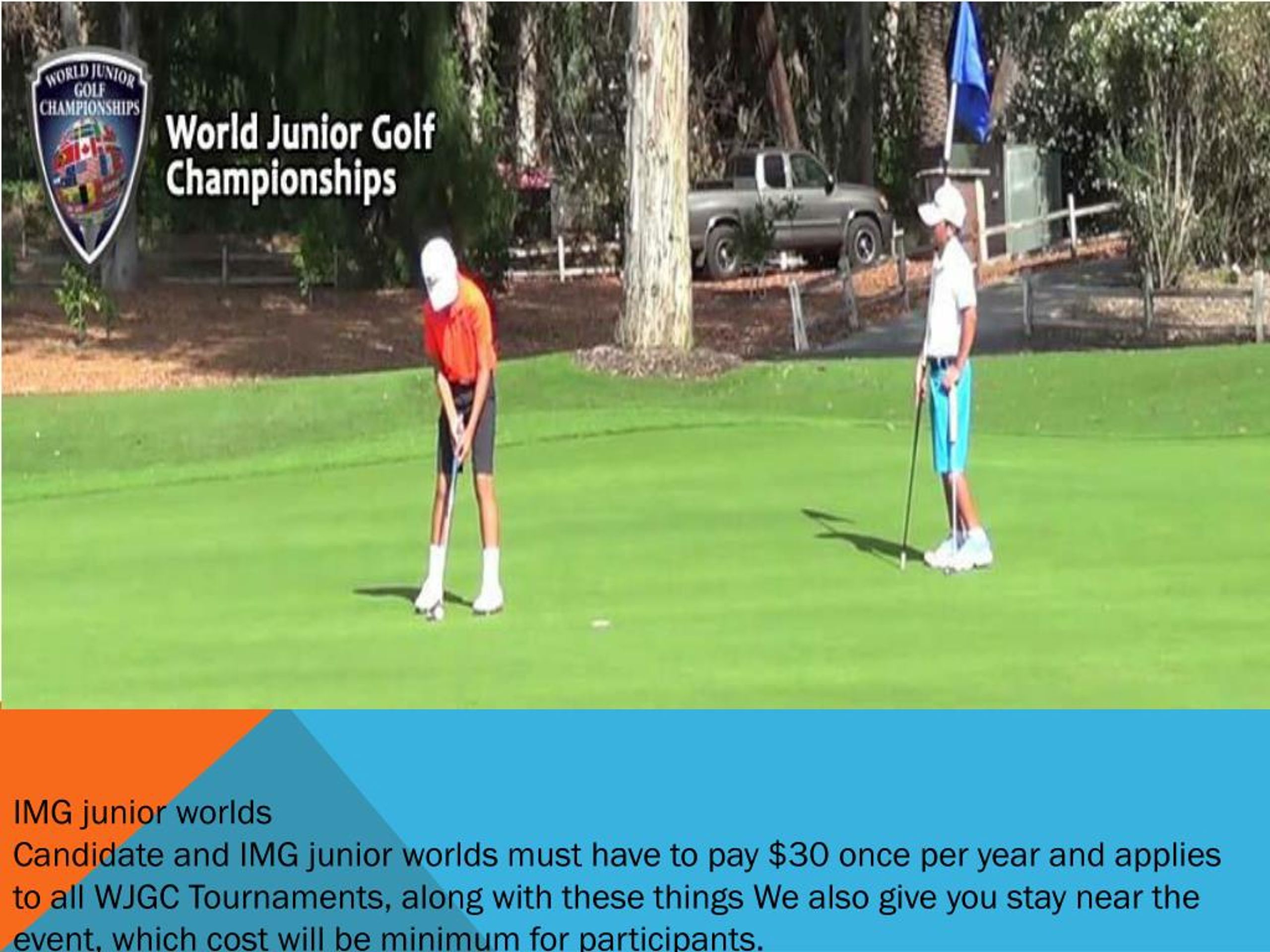 PPT World Junior Golf Championships PowerPoint Presentation, free