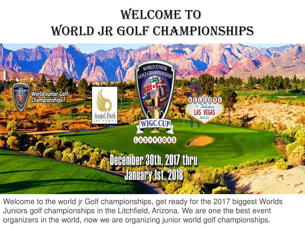welcome to world jr golf championships n.