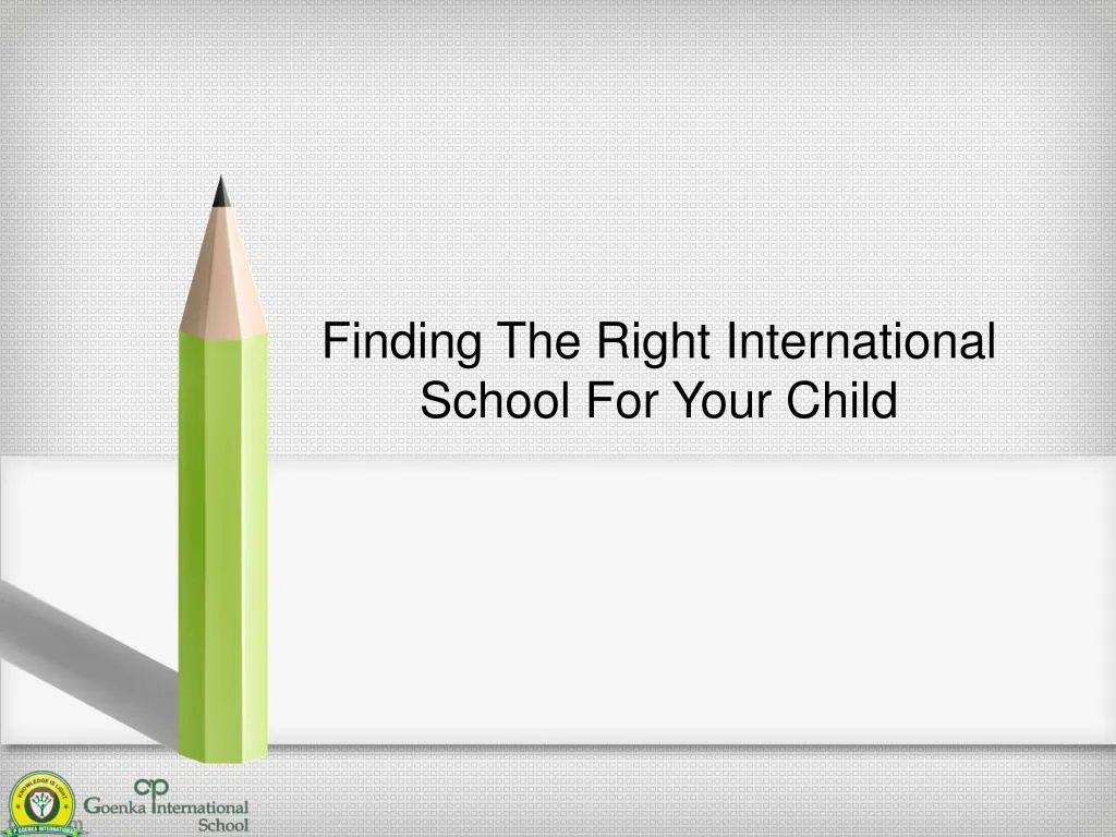 finding the right international school for your n.