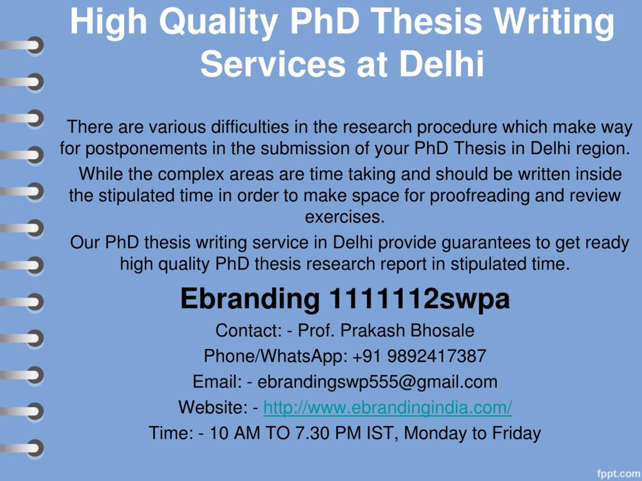 Thesis in service quality