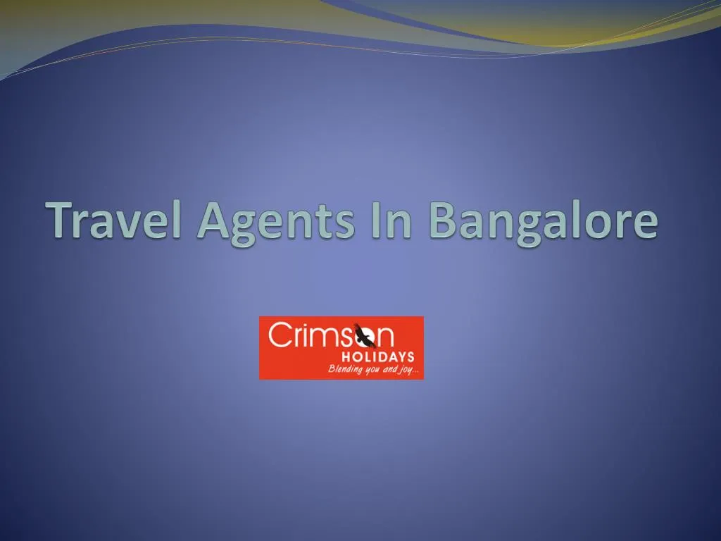 travel agents in bangalore n.