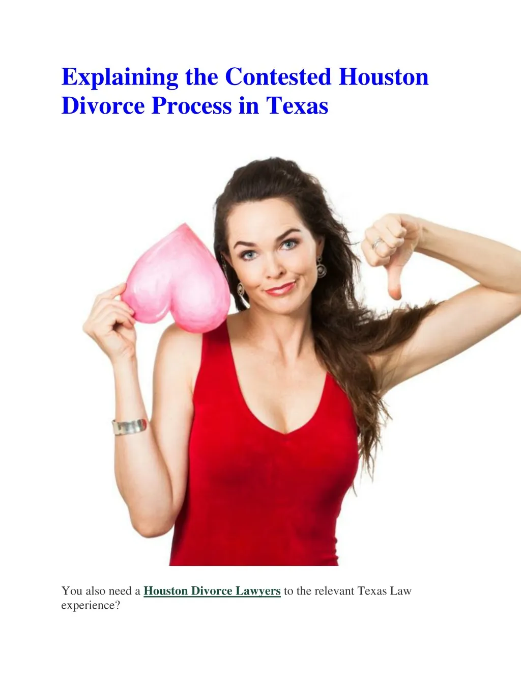 PPT Explaining the Contested Houston Divorce Process in Texas