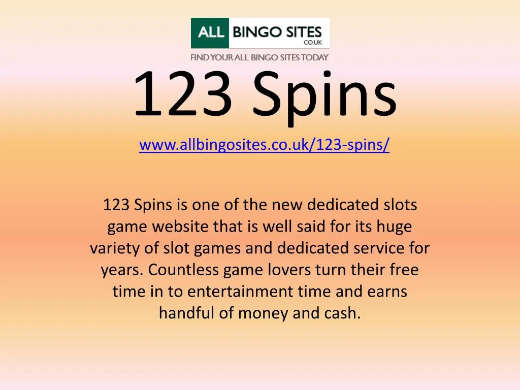 123 spins www allbingosites co uk 123 spins n.