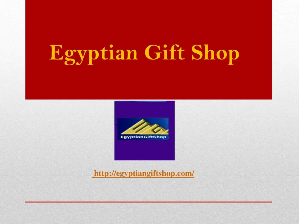 egyptian gift shop n.