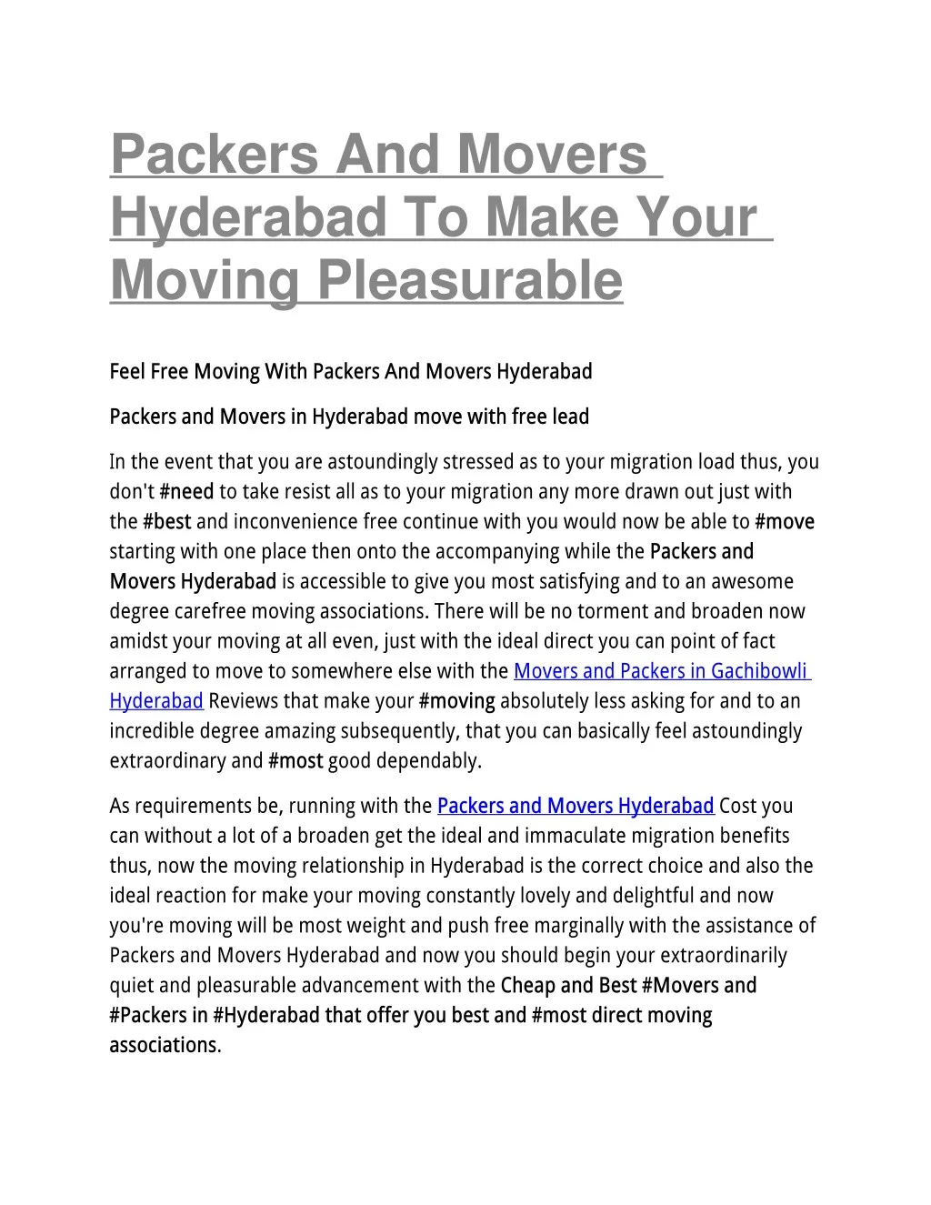 packers and movers hyderabad to make your moving n.