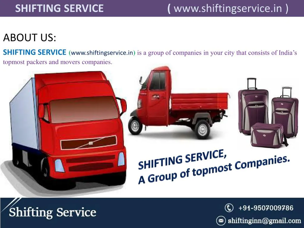 shifting service www shiftingservice in n.