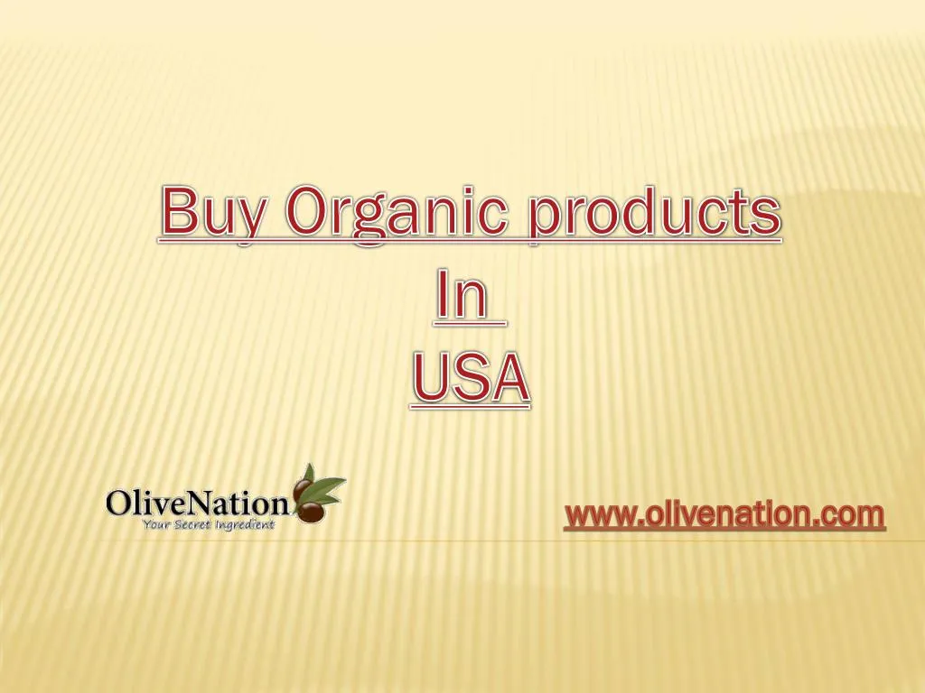 buy organic products in usa n.