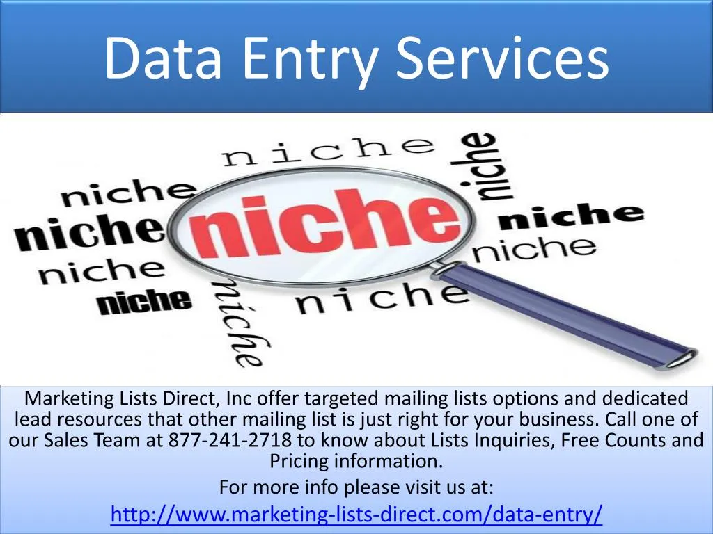 PPT - Data Entry Services PowerPoint Presentation, free ...