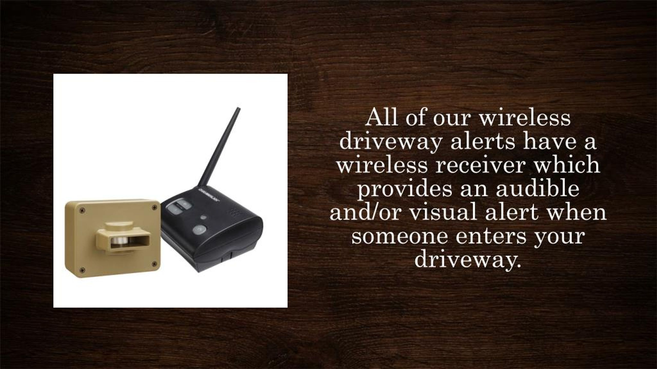 Ppt Wireless Driveway Alert Systems Powerpoint Presentation Free Download Id