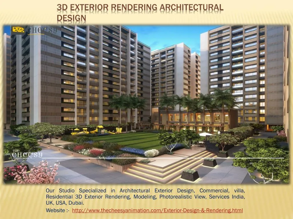 3d exterior rendering architectural design n.
