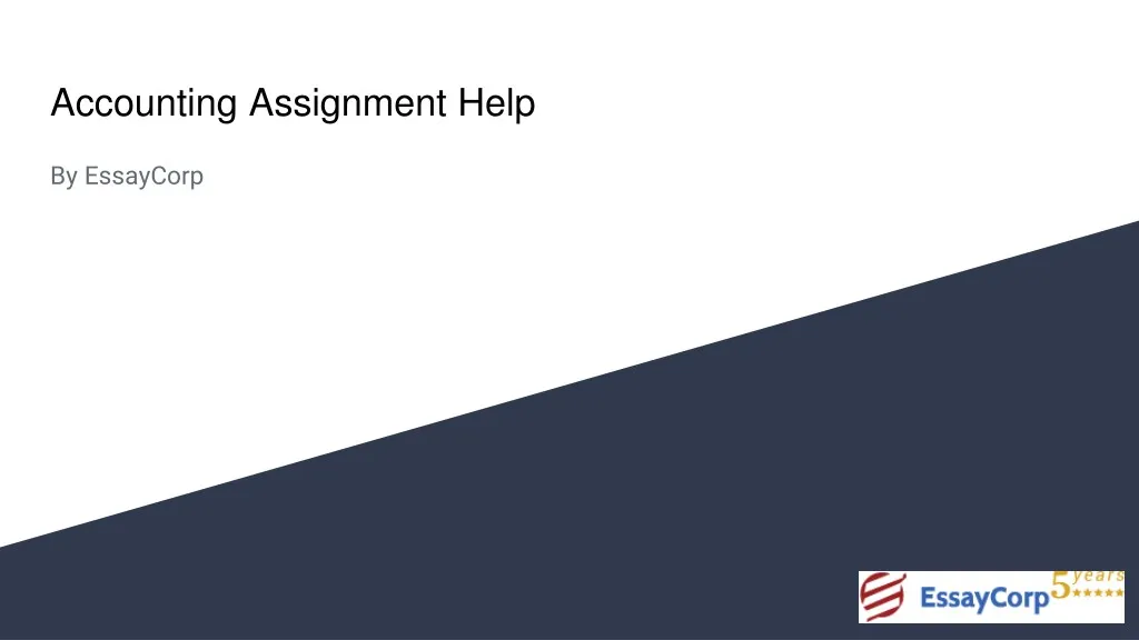 accounting assignment help n.