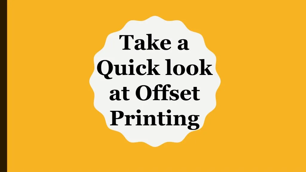 take a quick look at offset printing n.