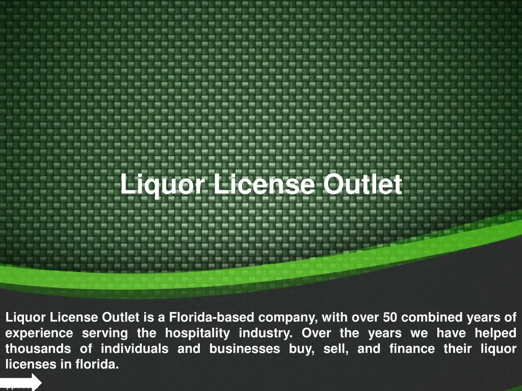 PPT Liquor License In Florida PowerPoint Presentation, free download