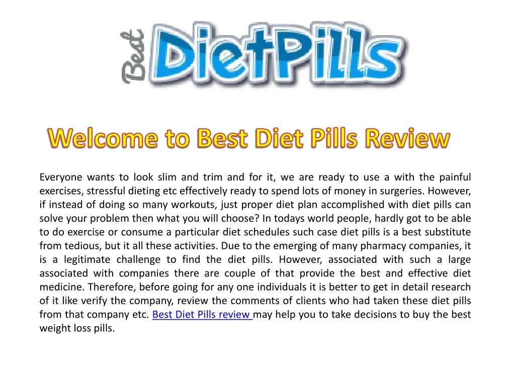 welcome to best diet pills review n.