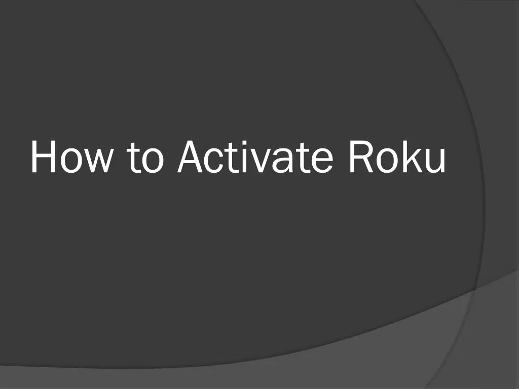how to activate roku n.