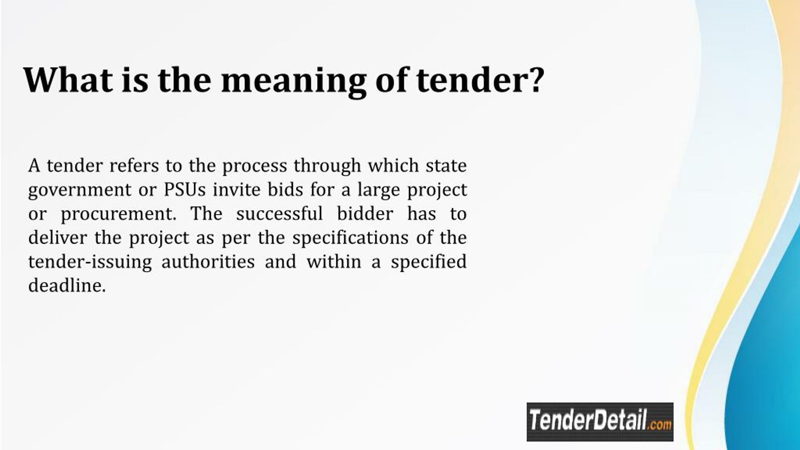 PPT All About Tenders And Their Benefits PowerPoint 44 OFF