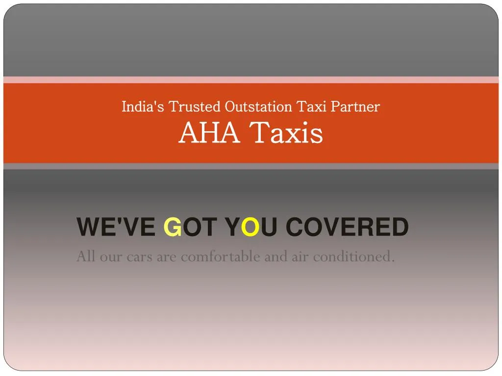 india s trusted outstation taxi partner aha taxis n.