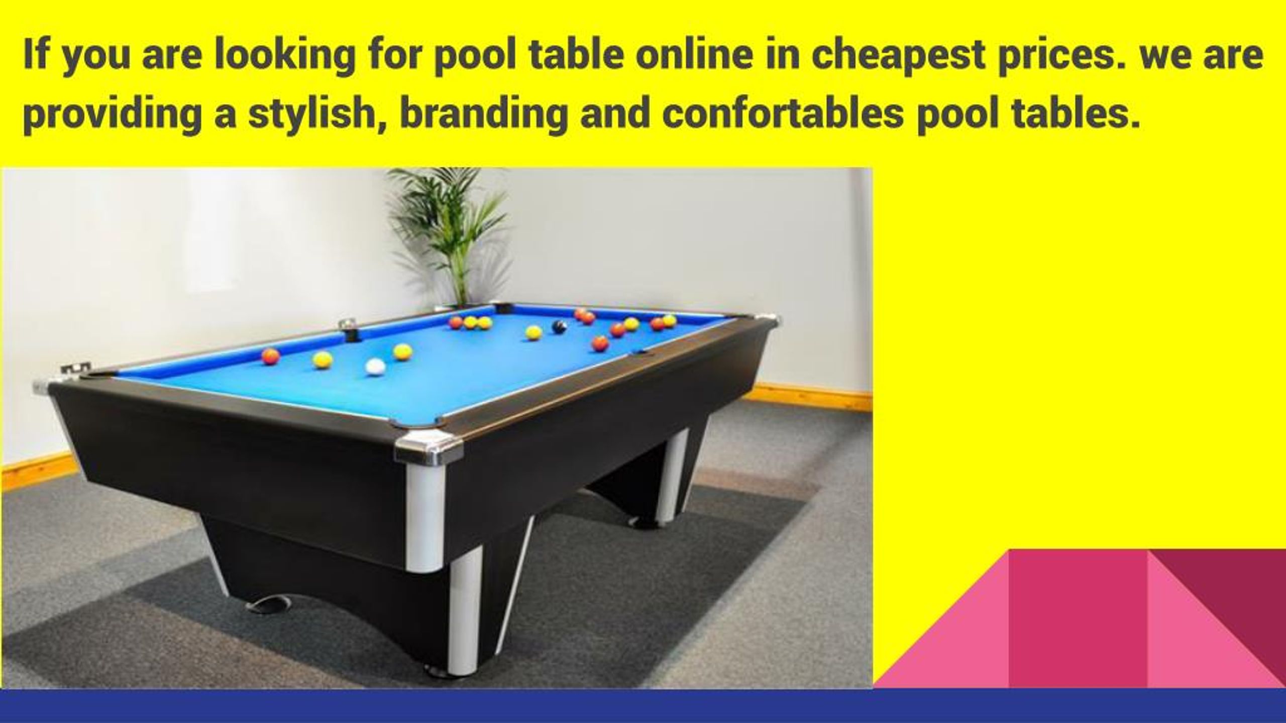 the cheapest pool tables