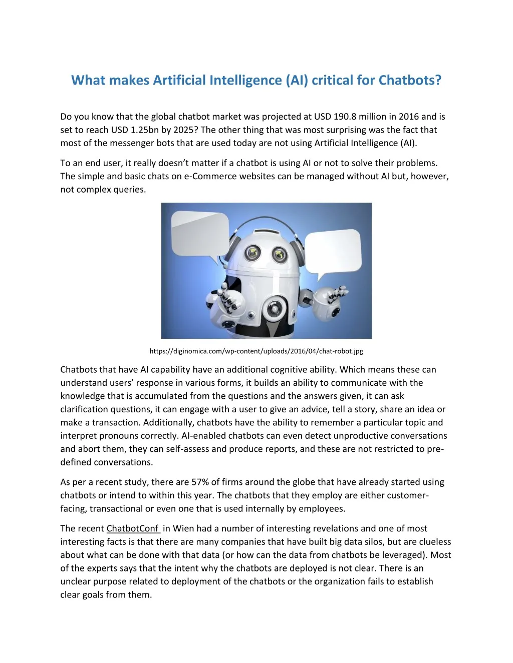 Ppt What Makes Artificial Intelligence Ai Critical For Chatbots Powerpoint Presentation Id