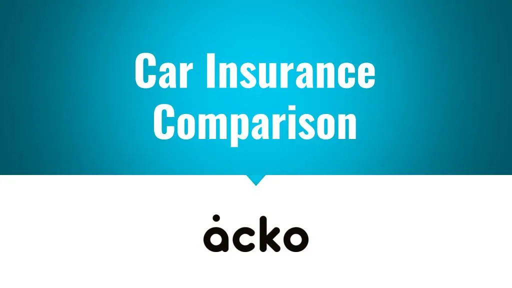 Car Insurance Comparison