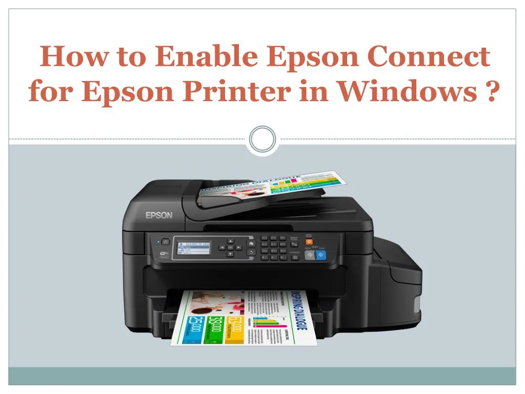 Ppt How To Enable Epson Connect For Epson Printer In Windows Powerpoint Presentation Id7723349 8222