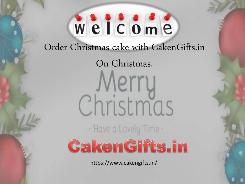 order christmas cake with cakengifts n.