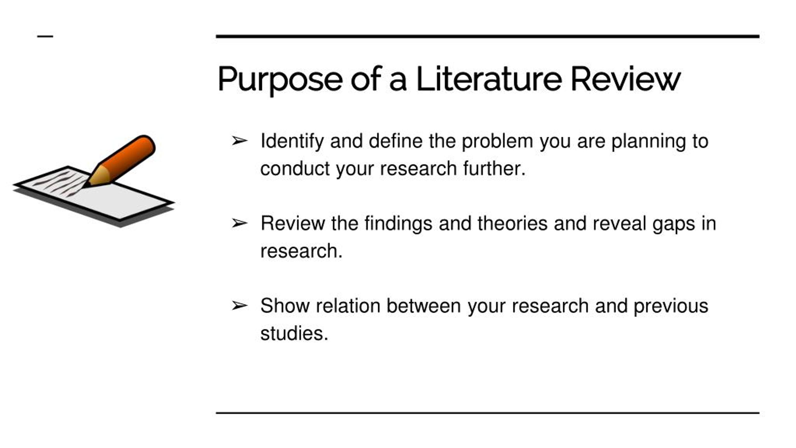 what is the purpose of a systematic literature review