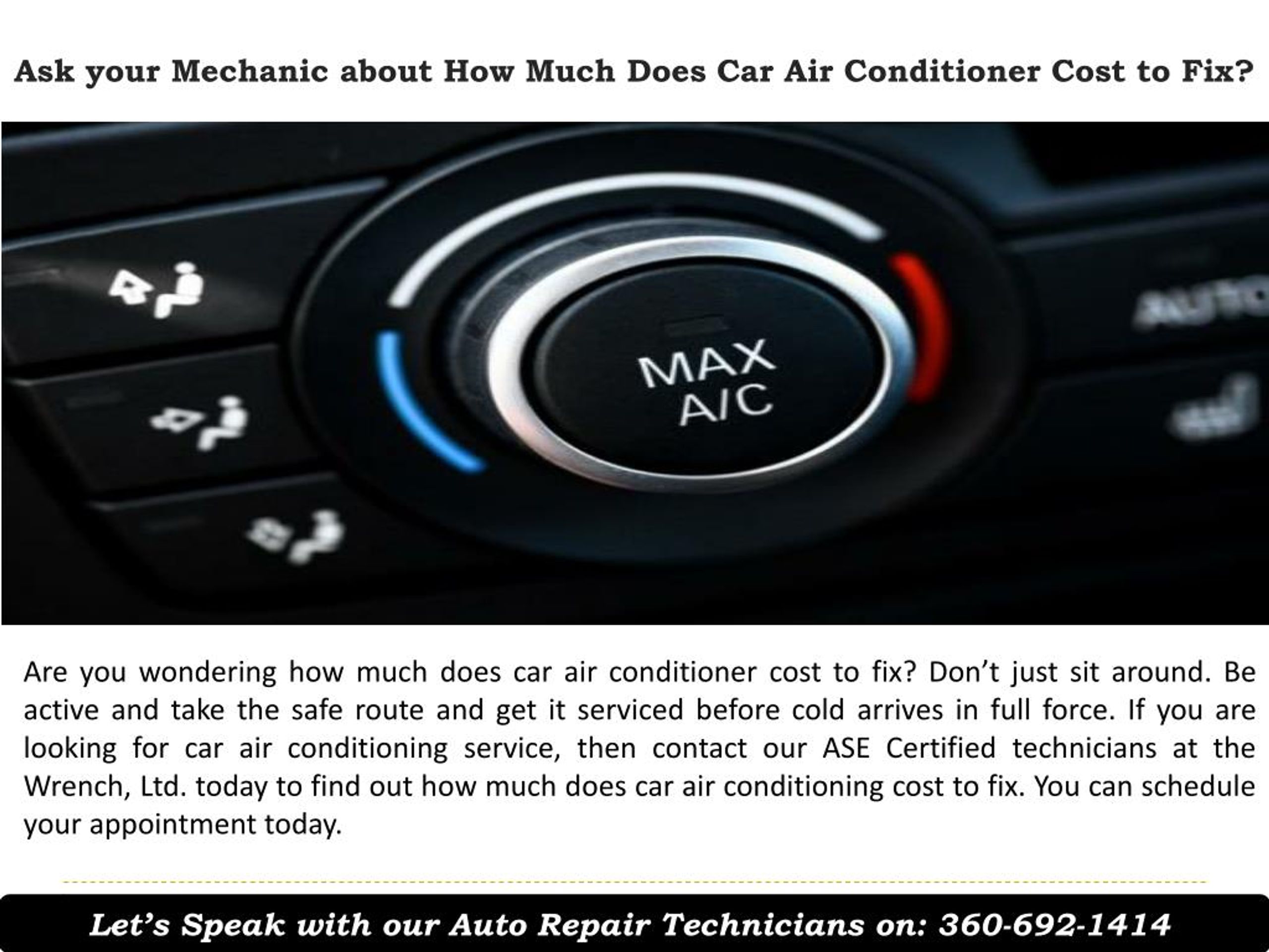 PPT Do You Know How Much Does Car Air Conditioner Cost To Fix 