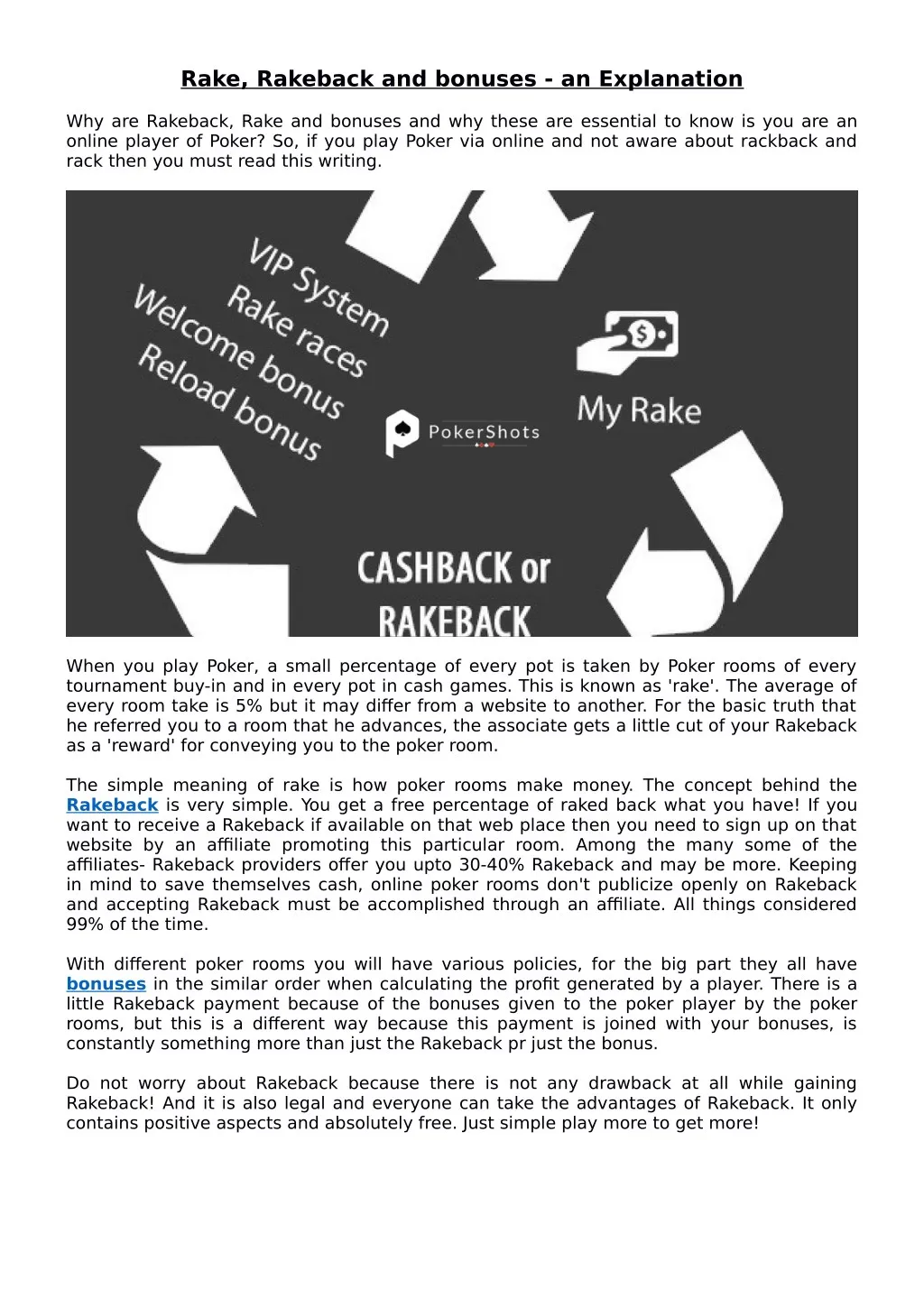 rake-rakeback-and-bonuses-an-explanation