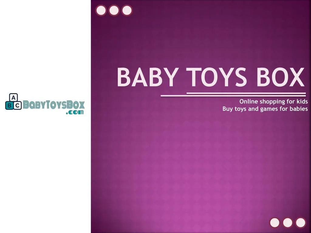 baby toys box n.