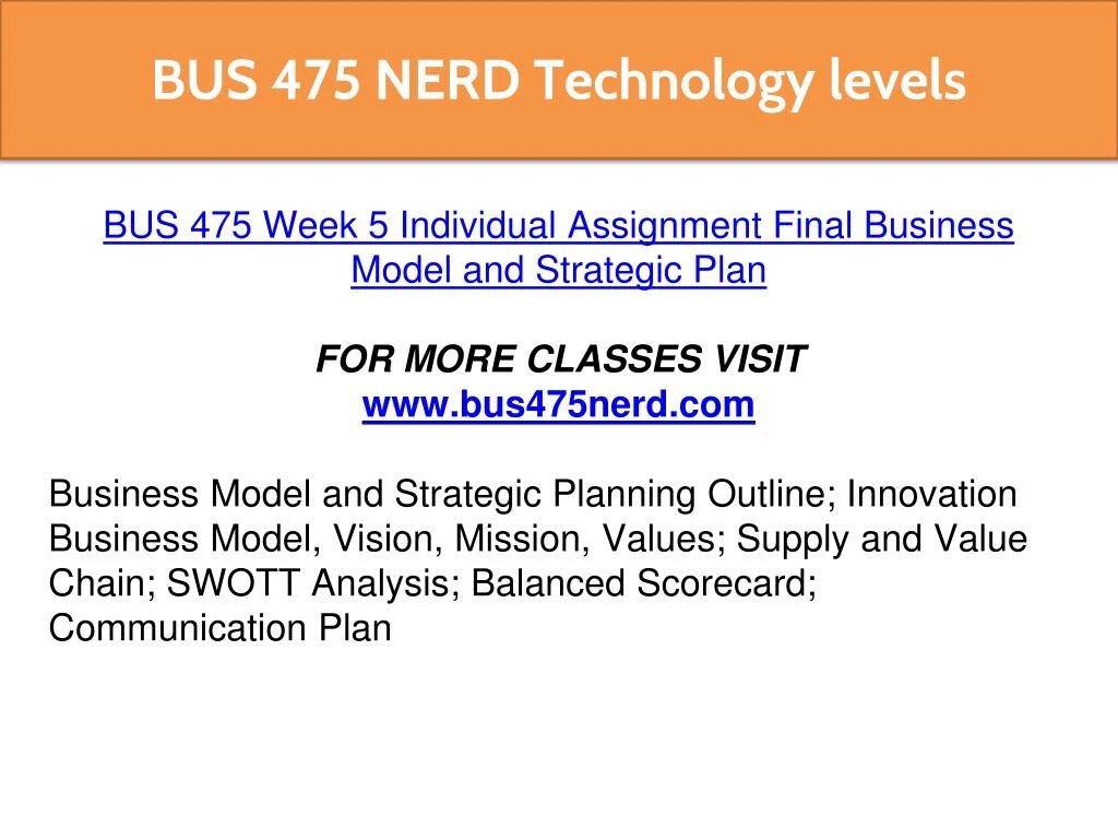 bus475 wk 5 ppt bus475 wk 5 ppt