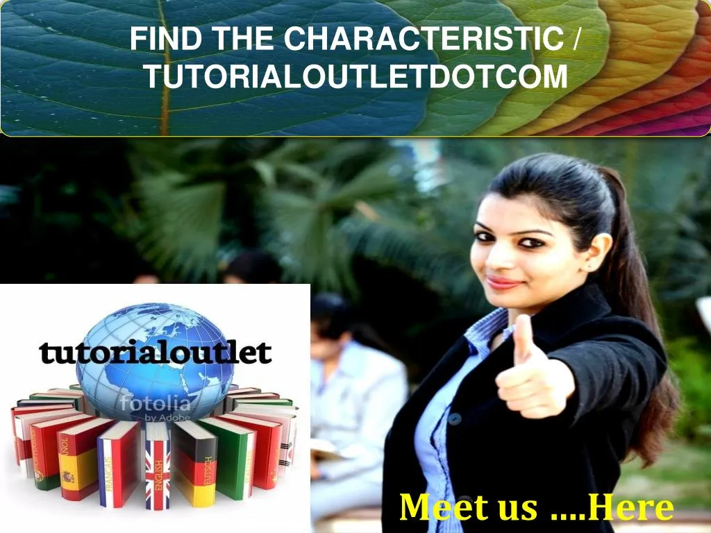 find the characteristic tutorialoutletdotcom n.