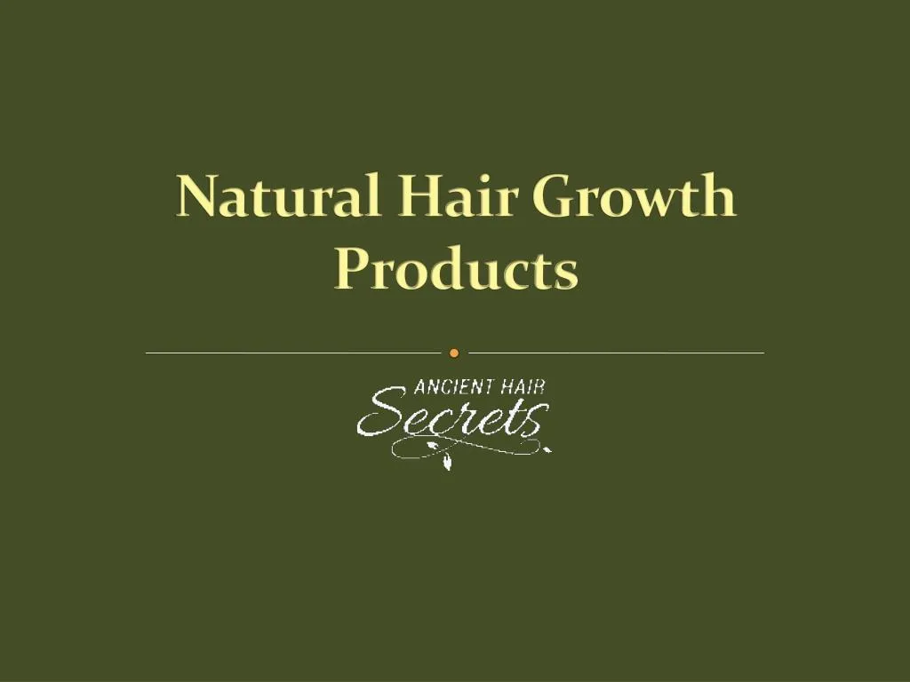 natural hair g rowth products n.