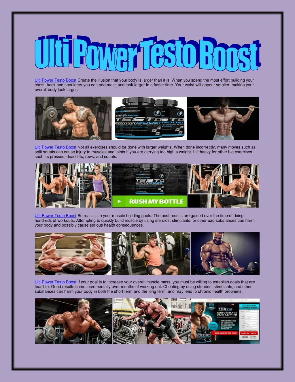 ulti power testo boost create the illusion that n.