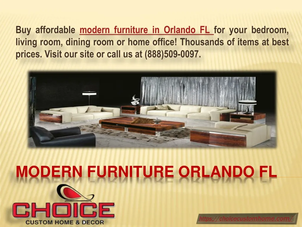 Ppt Contemporary Furniture Showroom Fl Powerpoint Presentation