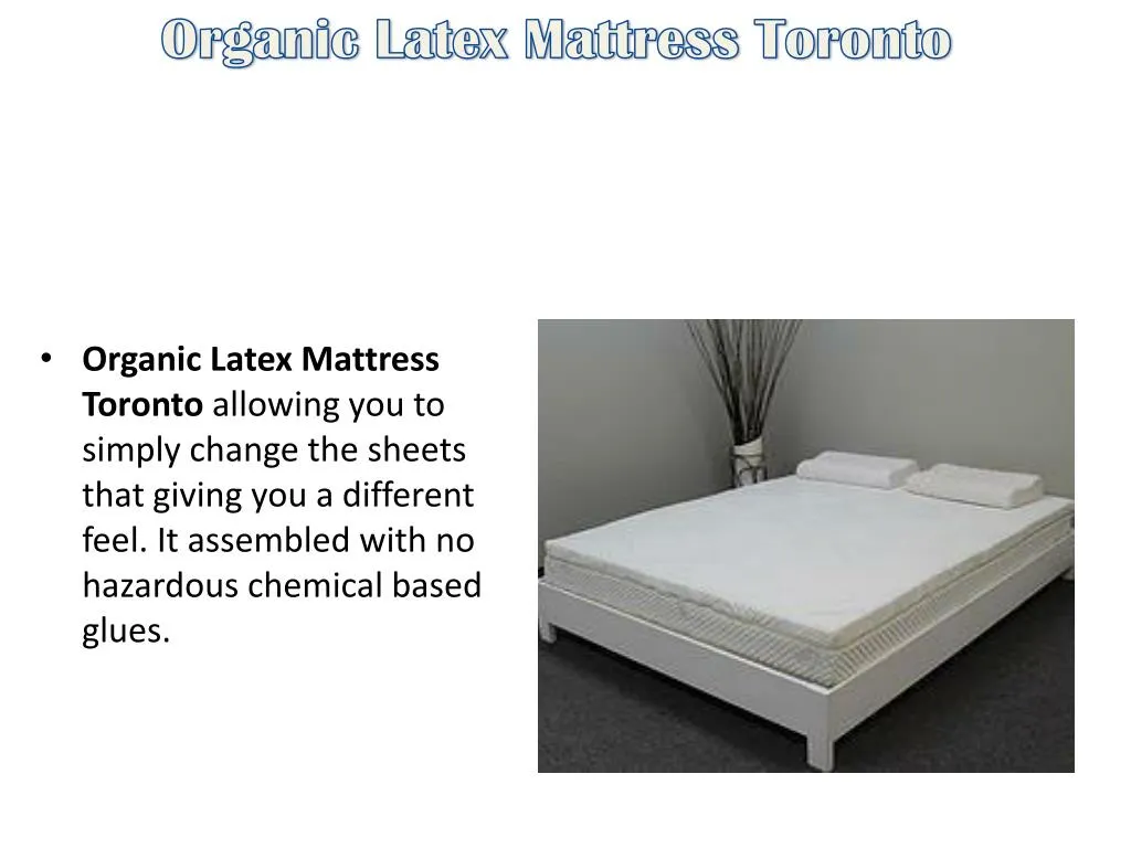 organic latex mattress toronto n.