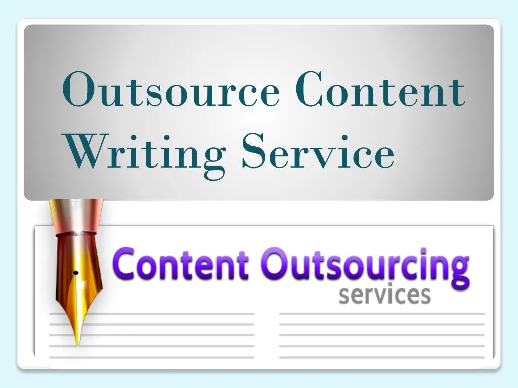 outsource content writing service n.