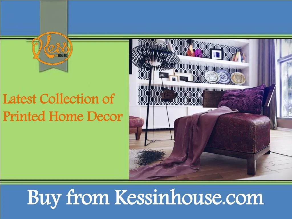 latest collection of printed home decor n.
