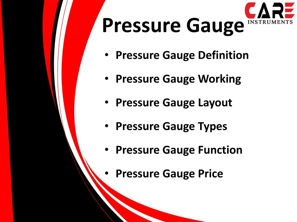 pressure gauge n.