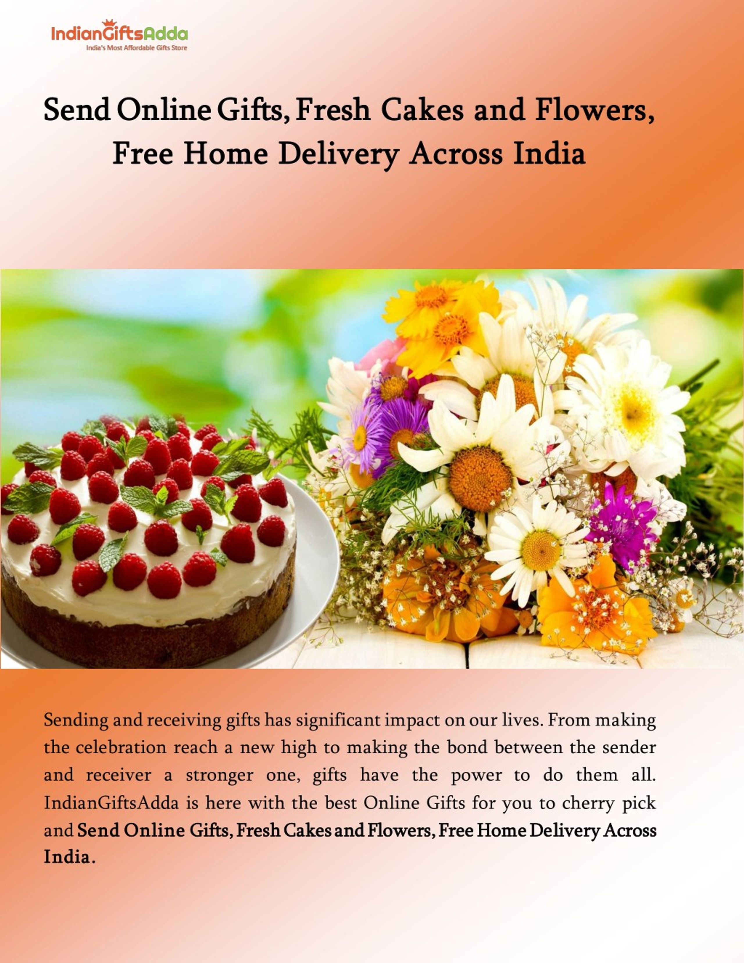 Season Of Flowery Gifts - Buy, Send & Order Online Delivery In India -  Cake2homes