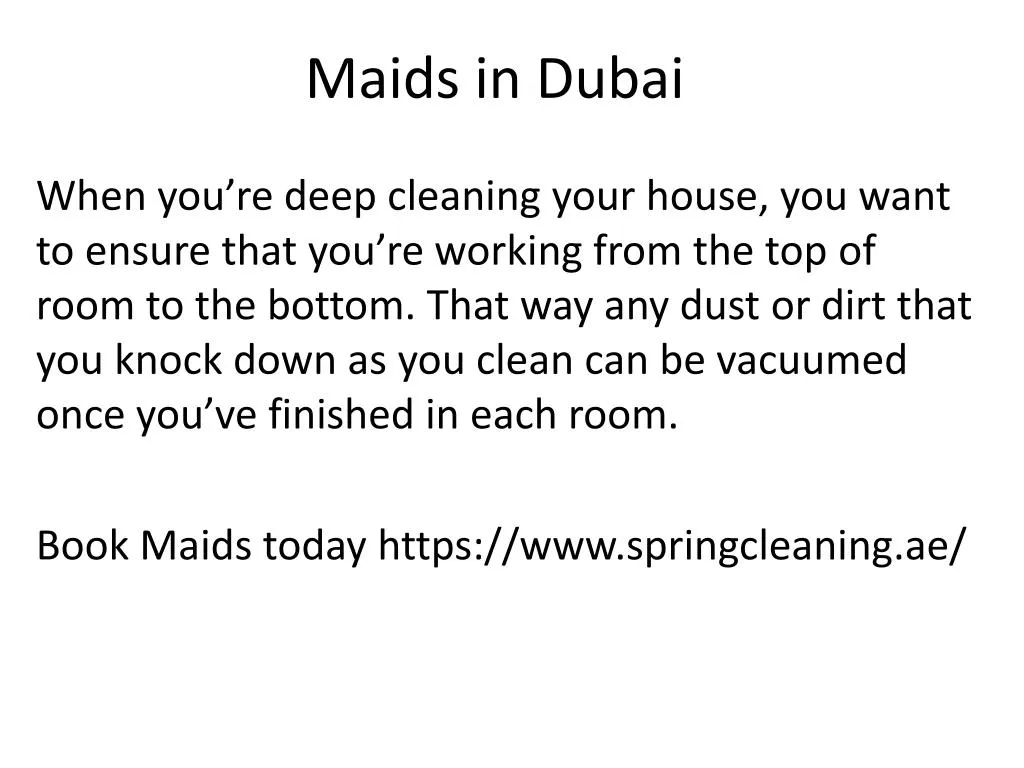 maids in dubai n.