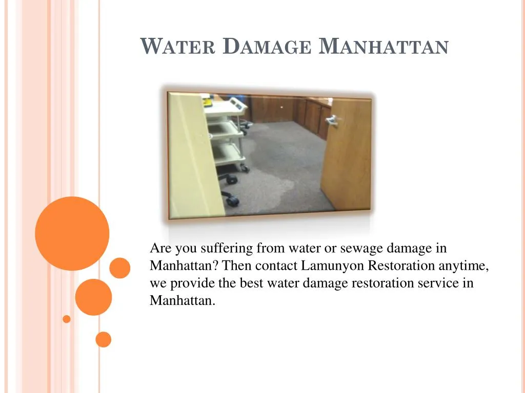 water damage manhattan n.