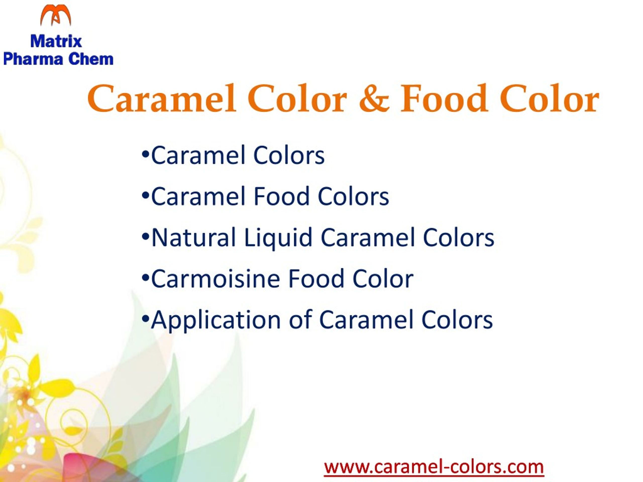 PPT Caramel Color & Food Color PowerPoint Presentation, free download