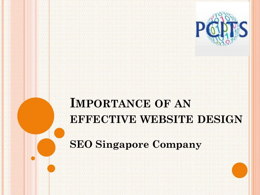importance of an effective website design n.