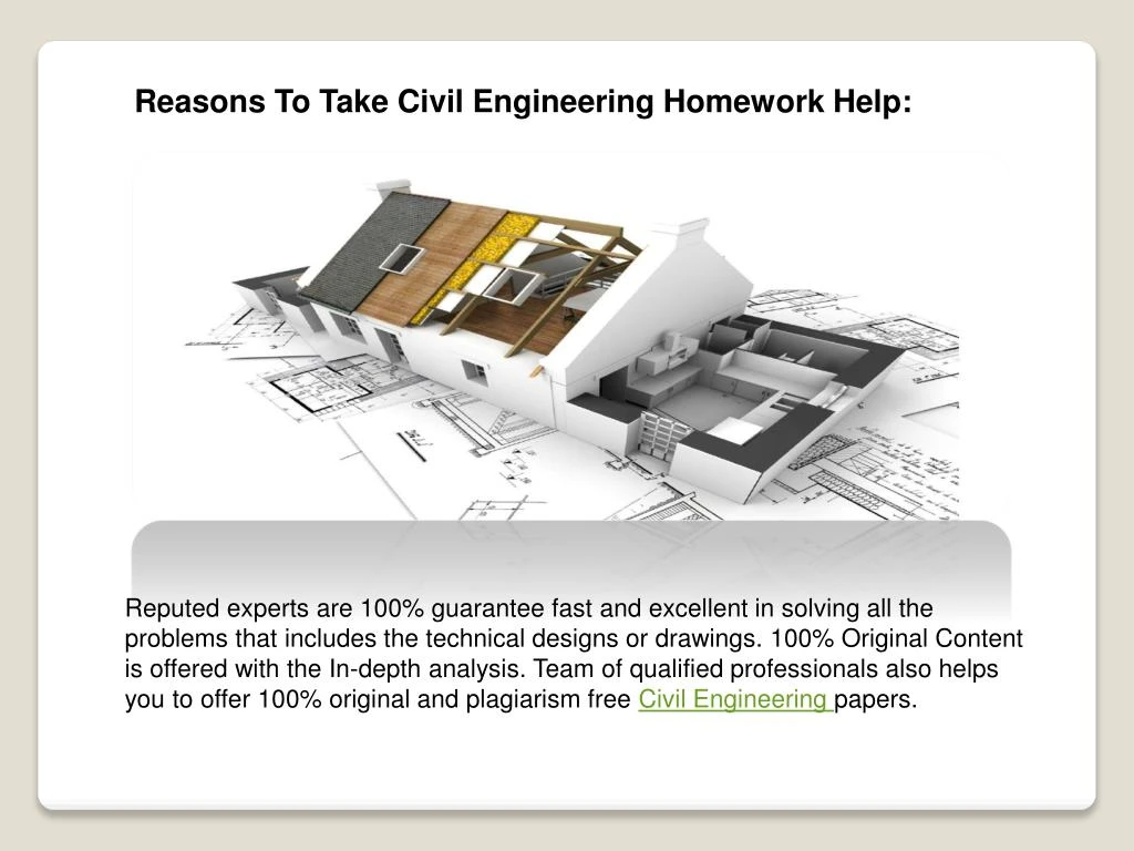 Civil engineering coursework help