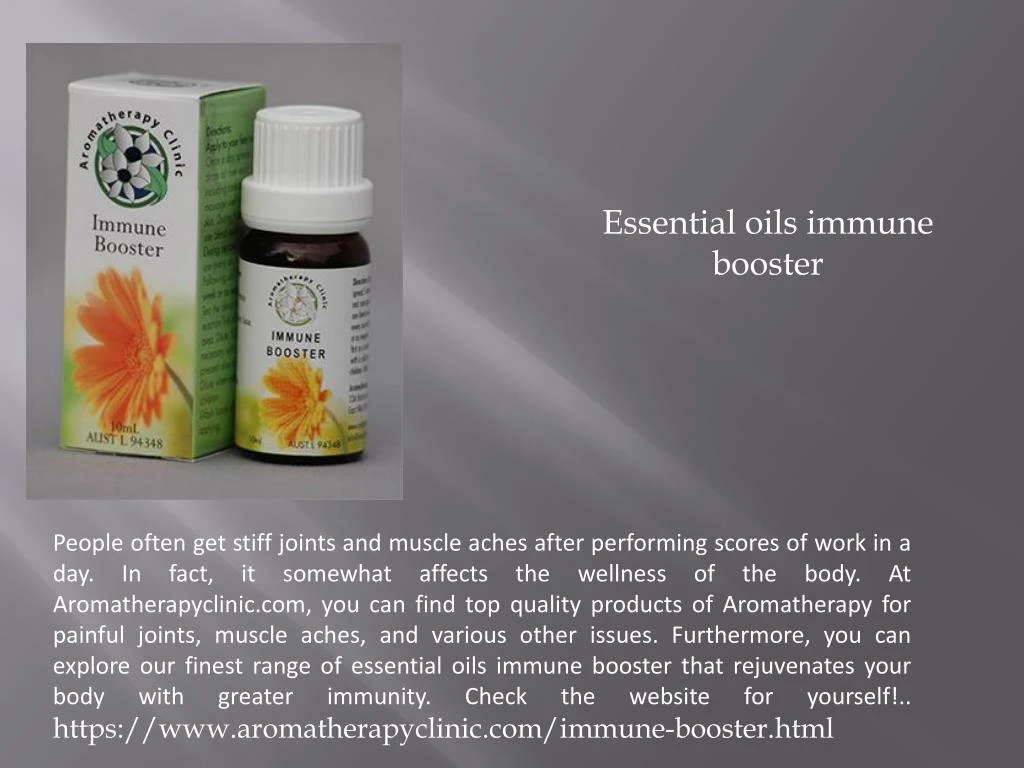 essential oils immune booster n.