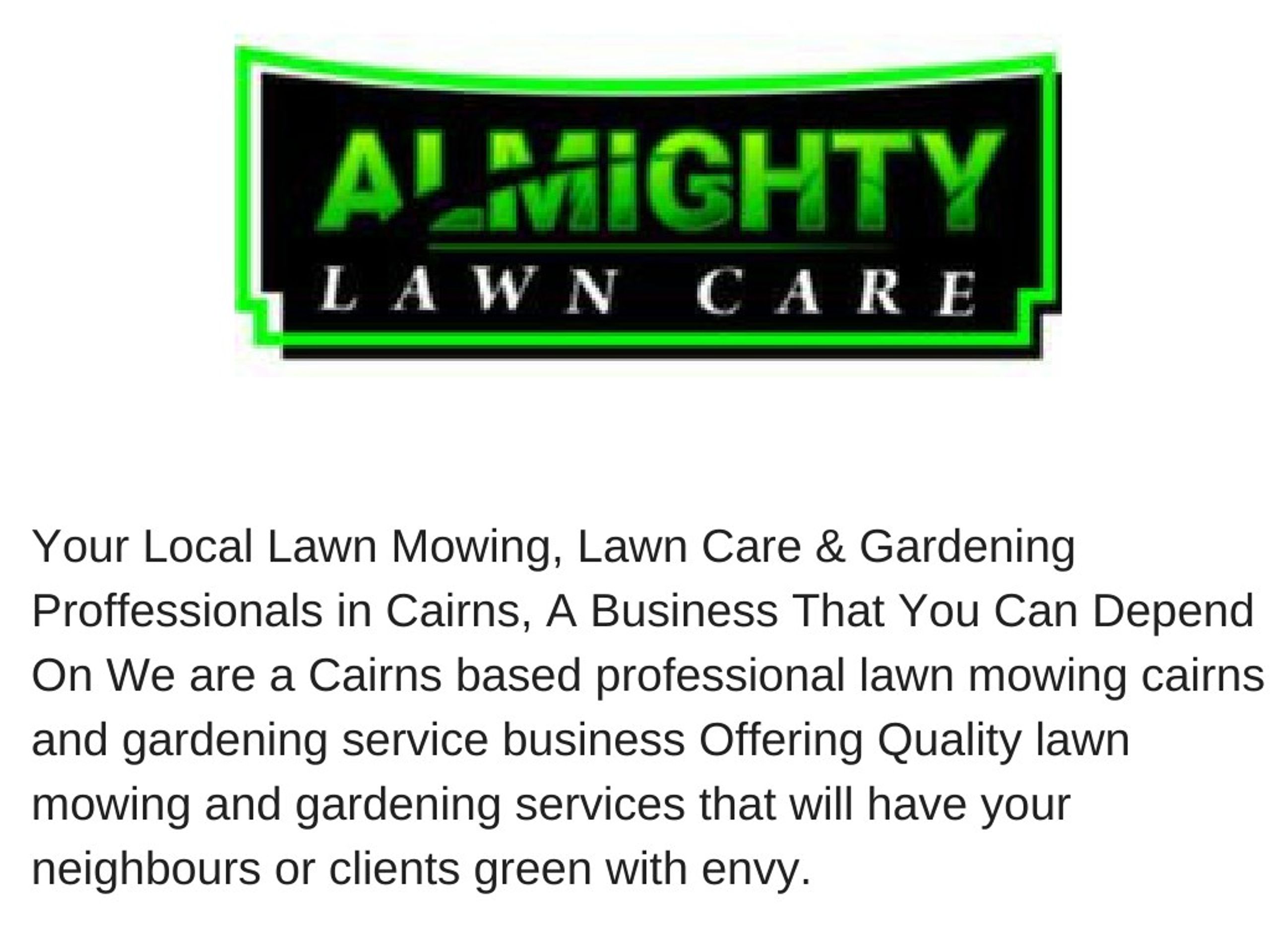 local lawn mowing services