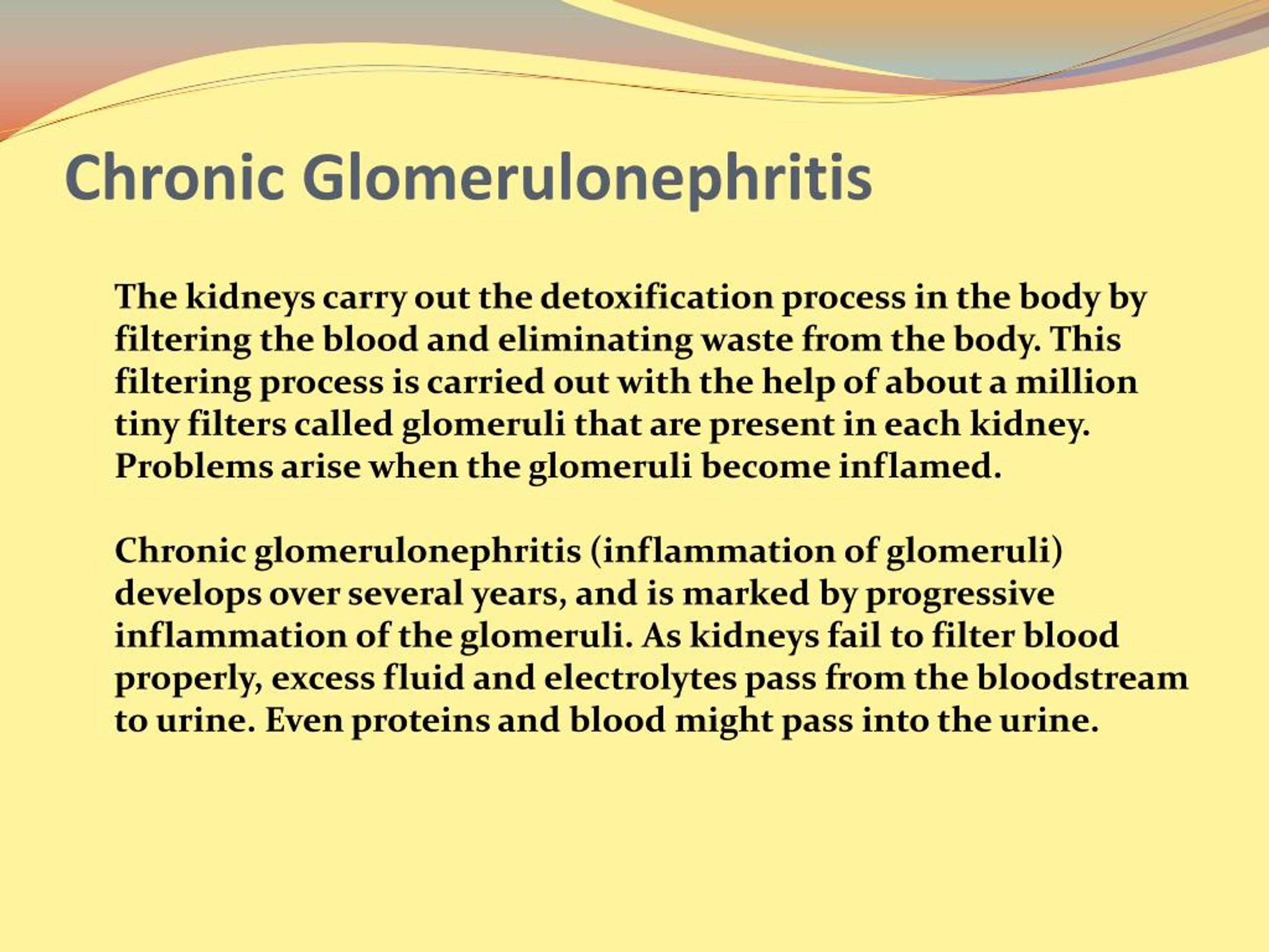 case study on glomerulonephritis ppt