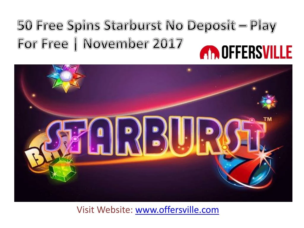 starburst free spins no deposit 2019