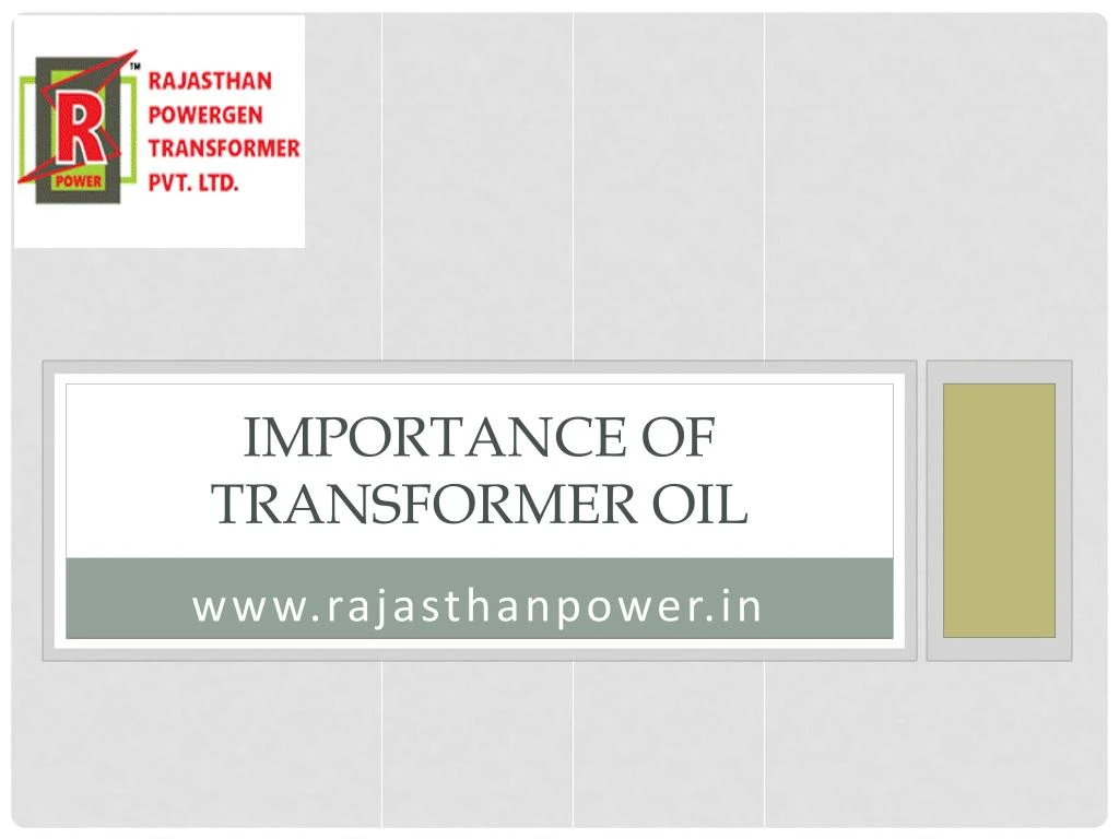 importance of transformer oil n.